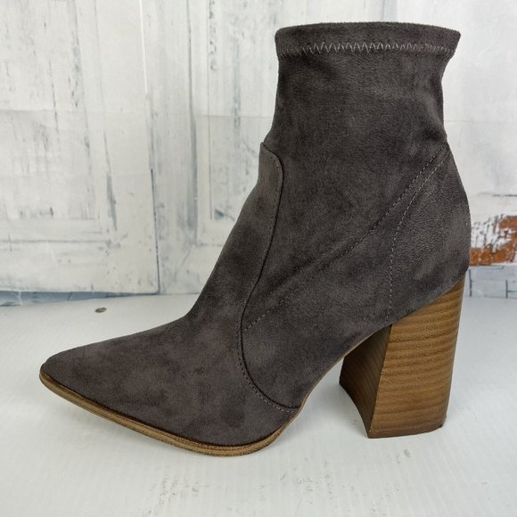 {Steve Madden} Faux Suede Ankle Boot - Picture 4 of 9
